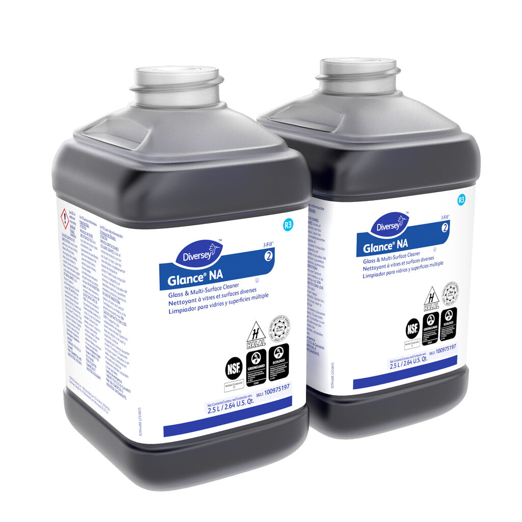 Glance® NA Glass & Multi-Surface Cleaner 2, 2.5L, J-Fill